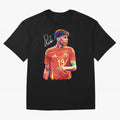 Lamine Yamal Pop Art Oversized T-Shirt Join the Countdown to Global Football Passion for FIFA World Cup 2026 USA Canada Mexico, Celebrating Messi, CR7 and Mbappe, England, Supporter Pride, Iconic Celebrations, Legendary Names and Global Match Day