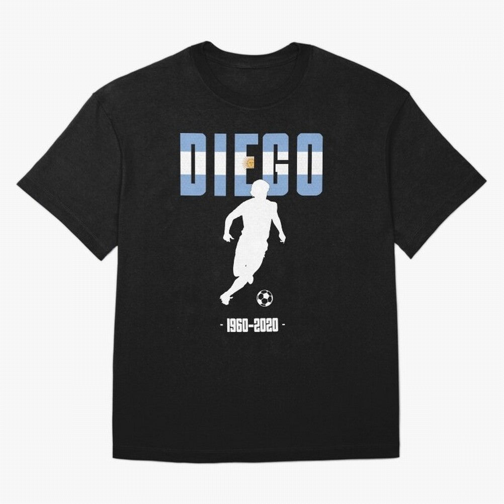 Diego 1960-2020 Oversized T-Shirt Capture Stadium Memories from FIFA World Cup 2026 Group Stage Spirit, Centered on Argentina and Brazil, Messi, Global Supporter Spirit, Legendary Goals, National Colors and Tournament Celebration; Perfect for