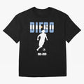 Diego 1960-2020 Oversized T-Shirt Capture Stadium Memories from FIFA World Cup 2026 Group Stage Spirit, Centered on Argentina and Brazil, Messi, Global Supporter Spirit, Legendary Goals, National Colors and Tournament Celebration; Perfect for