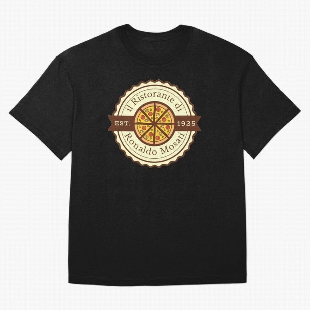 il Ristorante di Ronaldo Mosati Oversized T-Shirt Follow the Road to FIFA World Cup 2026 Group Stage Spirit, Built around France, Messi, Neymar and Mbappe, Championship Spirit, Famous Goals, Roaring Crowds and International Football Unity; Ideal