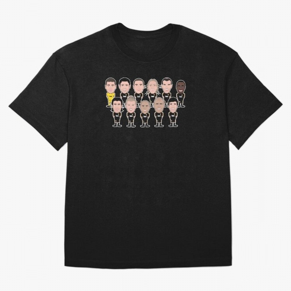 Los blancos Galacticos Teka legendary Real Madrid Oversized T-Shirt Honor FIFA World Cup 2026 Group Stage for Fans of Mbappe and Argentina, Bringing Sports Nostalgia, International Competition, Famous Players and Unforgettable Victories; Perfect