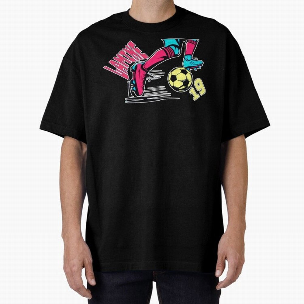 Lamine Yamal Oversized T-Shirt Represent Football Lovers during Global Football Passion for FIFA World Cup 2026, Filled with Mbappe and Neymar, Portugal, Spain and Germany, Champion Mindset, Group Stage Buzz, Knockout Tension and Passionate Fan