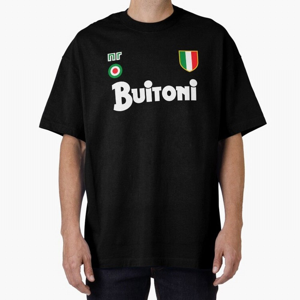 Napoli 1987 Oversized T-Shirt Keep the Legacy of FIFA World Cup 2026 Built around Messi and Cristiano Ronaldo, Portugal, Spain and Germany Energy, Goal Celebration Energy, Supporter Heritage, Football Icons and Worldwide Tournament Joy; Ideal for