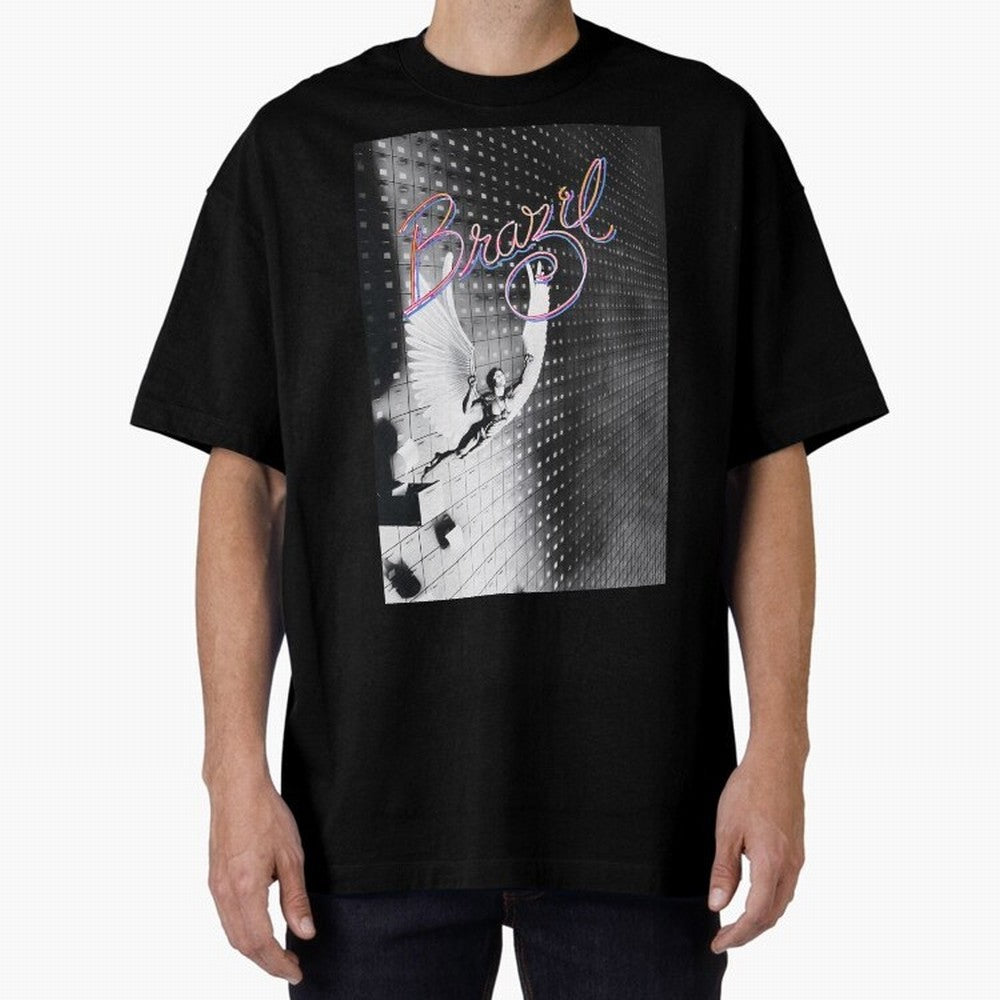 Brazil Oversized T-Shirt Turn Football Passion into FIFA World Cup 2026 Spirit, Inspired by Netherlands, Messi, CR7 and Mbappe, Match Day Excitement, Supporter Culture, Golden Goals and Global Football Passion; Ideal for Football Dads, Football