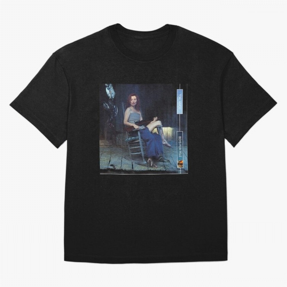 Tori Amos Boys For Pele Album Promo Art Retro Print Oversized T-Shirt Show Championship Spirit for Match Day Hype around FIFA World Cup 2026 USA Canada Mexico, Mbappe and Neymar, England and Germany, Match Day Excitement, Supporter Culture, Golden