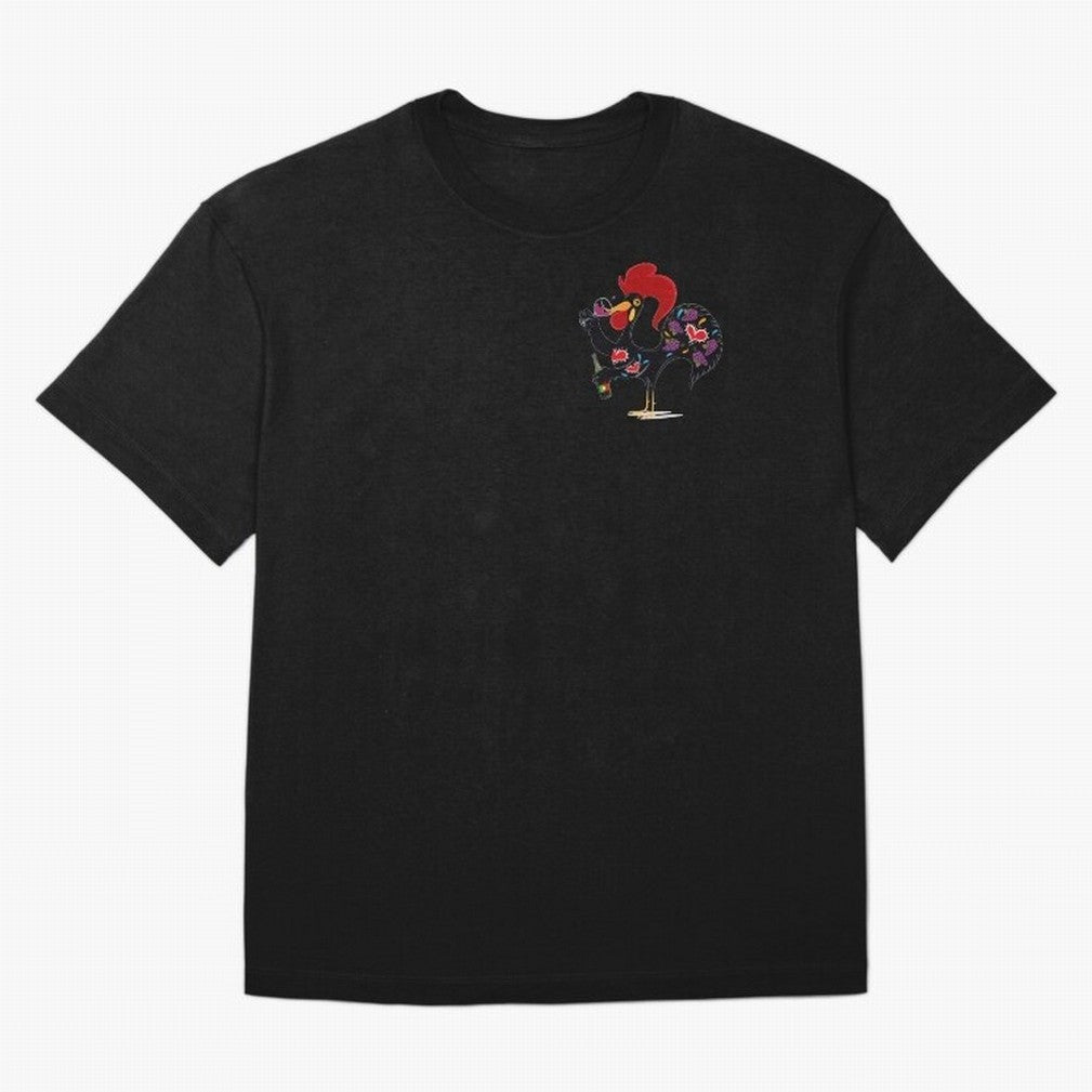 Portuguese Rooster Drinking Wine Oversized T-Shirt Show Championship Spirit for FIFA World Cup 2026 USA Canada Mexico for Fans of Cristiano Ronaldo, Haaland and CR7 and Portugal, Spain and Germany, Bringing Stadium Memories, Football Loyalty,