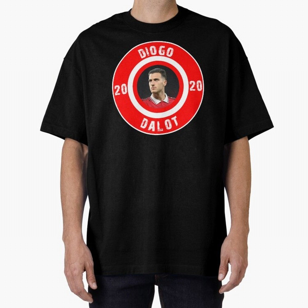 Diogo Dalot Oversized T-Shirt Support FIFA World Cup 2026 USA Canada Mexico for Fans of Cristiano Ronaldo and Argentina, France and Brazil, Bringing Global Supporter Spirit, Legendary Goals, National Colors and Tournament Celebration; Perfect for