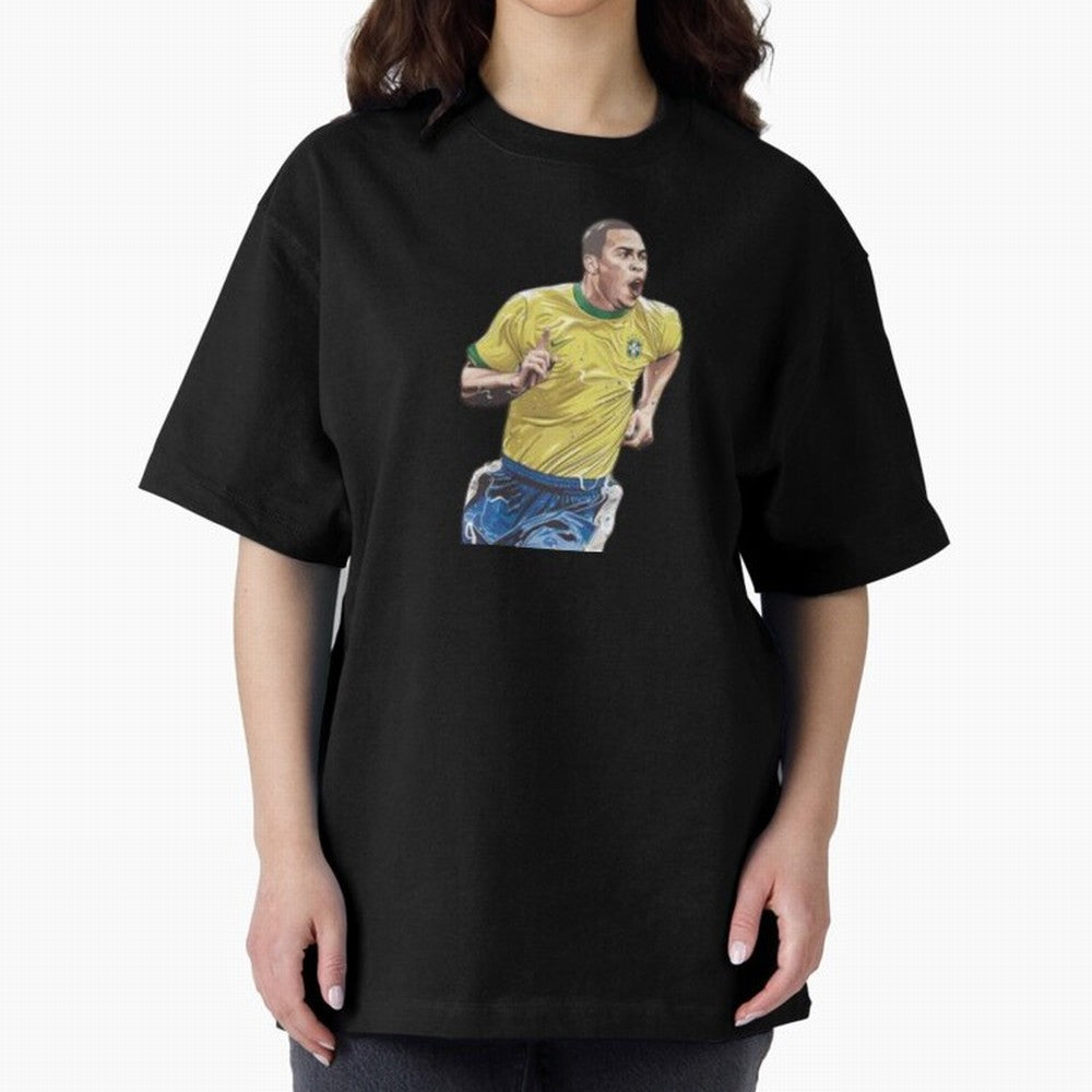 Ronaldo Oversized T-Shirt Show Match Day Excitement for Match Day Hype around FIFA World Cup 2026 Group Stage, Haaland and Mbappe, France, Supporter Pride, Iconic Celebrations, Legendary Names and Global Match Day Energy; Made for Die Hard
