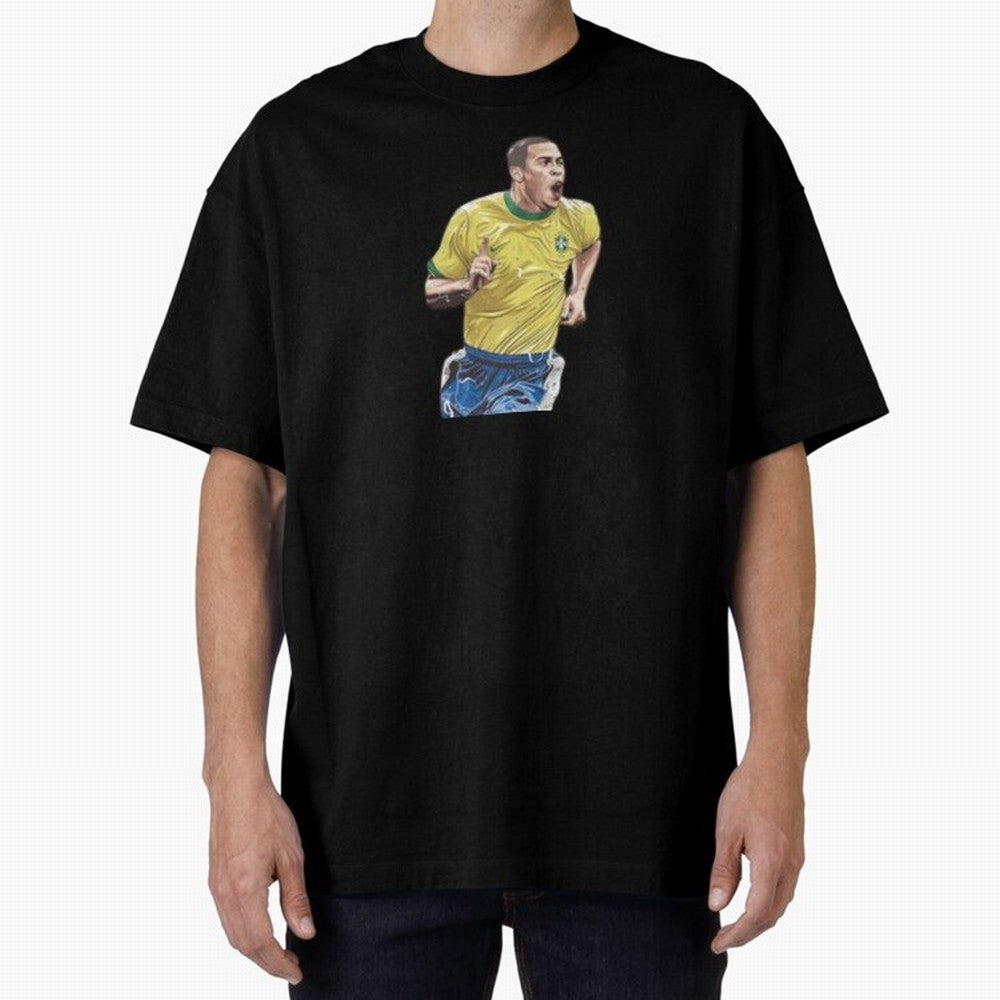 Ronaldo Oversized T-Shirt Show Match Day Excitement for Match Day Hype around FIFA World Cup 2026 Group Stage, Haaland and Mbappe, France, Supporter Pride, Iconic Celebrations, Legendary Names and Global Match Day Energy; Made for Die Hard