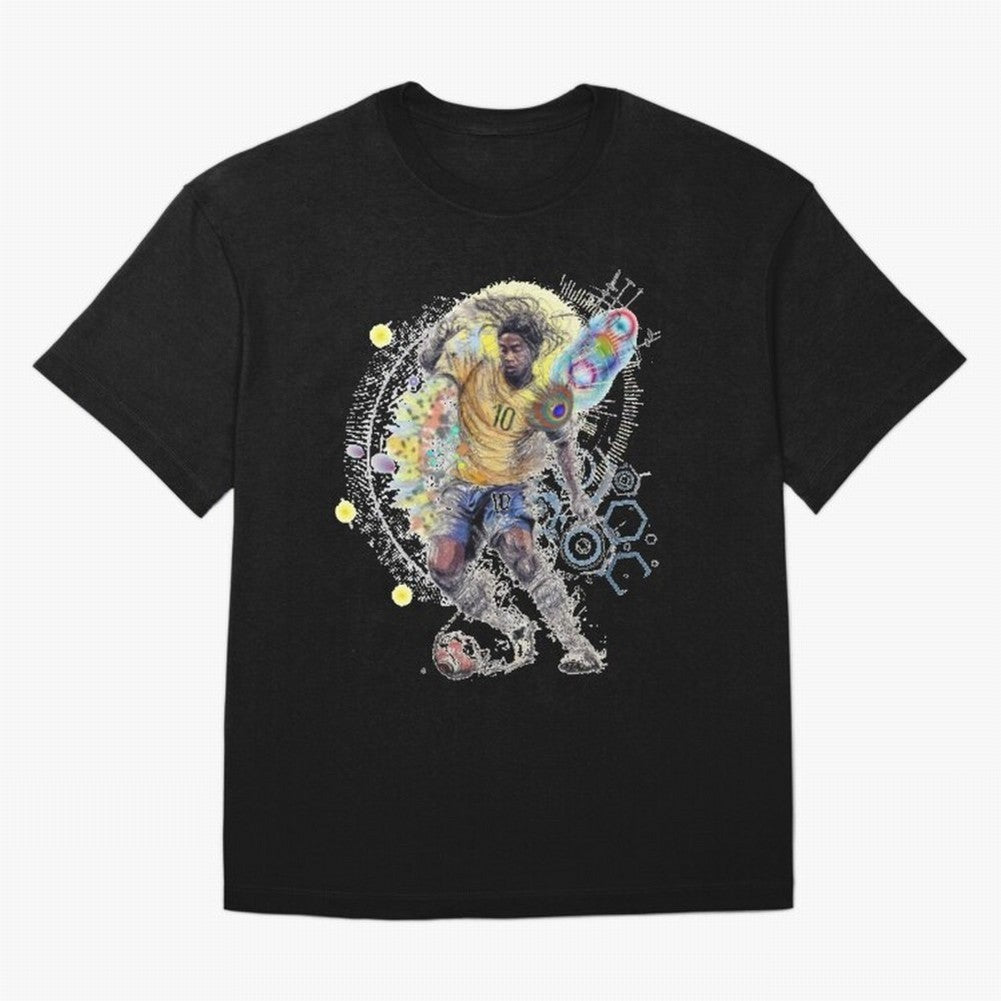 Ronaldin Football Player Oversized T-Shirt Carry the FIFA World Cup 2026 Journey through Messi, CR7 and Mbappe Highlights, Netherlands Pride, Champion Mindset, Group Stage Buzz, Knockout Tension and Passionate Fan Culture; Great for Watch Parties,
