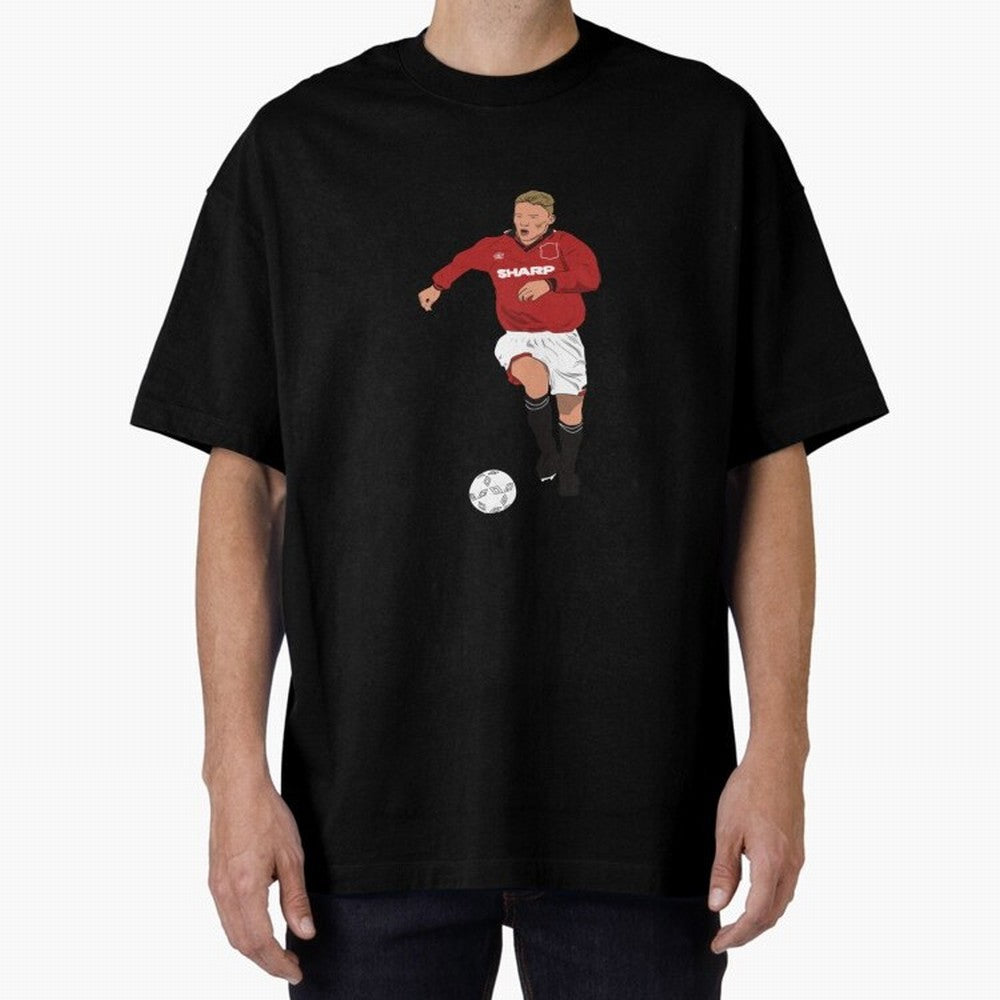 Scott McTominay 95_96 Kit Oversized T-Shirt Celebrate Golden Goal Energy in Global Football Passion for FIFA World Cup 2026 USA Canada Mexico, Connected to Cristiano Ronaldo, Haaland and CR7, Brazil, Classic Soccer Heritage, Championship Pressure,