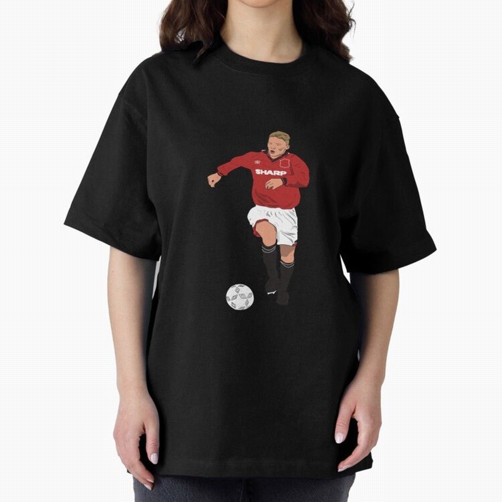 Scott McTominay 95_96 Kit Oversized T-Shirt Celebrate Golden Goal Energy in Global Football Passion for FIFA World Cup 2026 USA Canada Mexico, Connected to Cristiano Ronaldo, Haaland and CR7, Brazil, Classic Soccer Heritage, Championship Pressure,