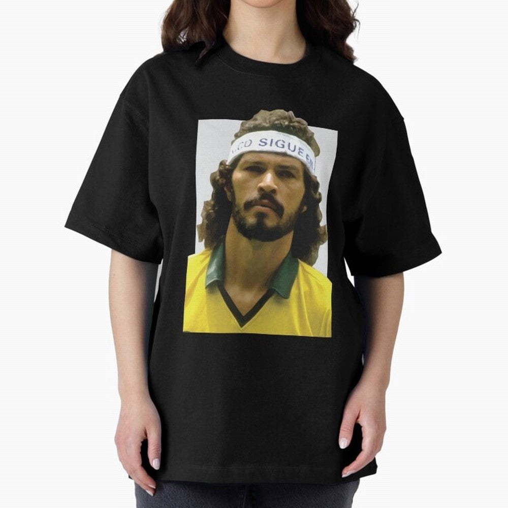 Scrates Football legend Oversized T-Shirt Carry FIFA World Cup 2026 Group Stage for Fans of Messi and Cristiano Ronaldo and Germany, Bringing Goal Celebration Energy, Supporter Heritage, Football Icons and Worldwide Tournament Joy; Made for Die