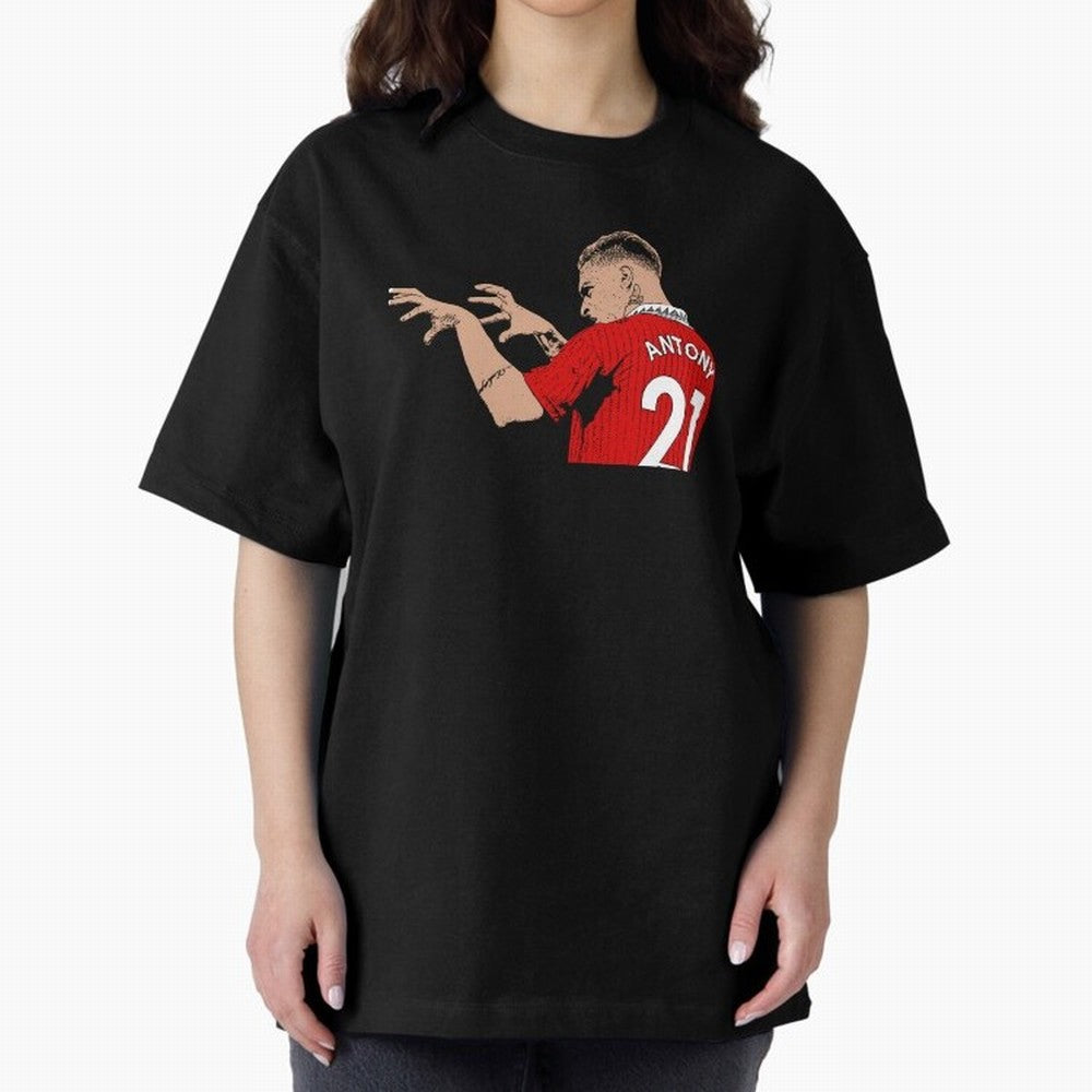 Antony Oversized T-Shirt Mark FIFA World Cup 2026 Group Stage Spirit, Connected to Argentina and Brazil, Haaland, Fan Favorite Moments, National Team Passion, Big Match Drama and Soccer History; Ideal for Fans Who Follow Messi, Cristiano Ronaldo,