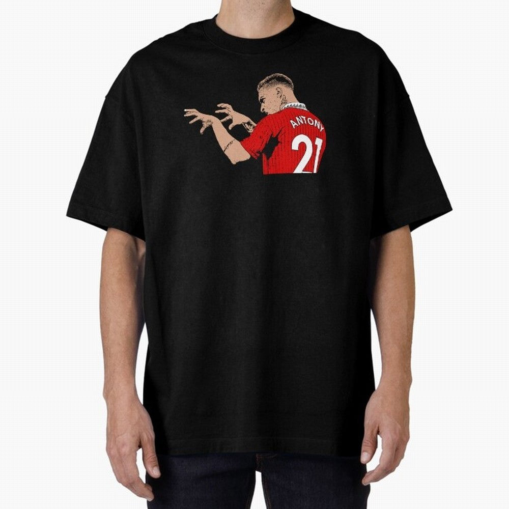 Antony Oversized T-Shirt Mark FIFA World Cup 2026 Group Stage Spirit, Connected to Argentina and Brazil, Haaland, Fan Favorite Moments, National Team Passion, Big Match Drama and Soccer History; Ideal for Fans Who Follow Messi, Cristiano Ronaldo,
