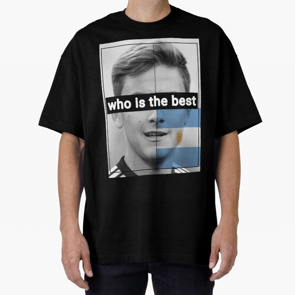 dybala Oversized T-Shirt Carry National Pride through Global Football Passion for FIFA World Cup 2026, Filled with Messi, CR7 and Mbappe, Argentina and Brazil, Stadium Chants, National Pride, Trophy Dreams and Unforgettable Football Memories; Made