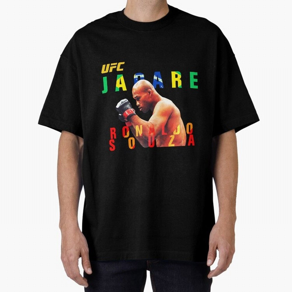 Ronaldo Jacare Souza MMA UFC 256 Oversized T-Shirt Elevate Global Football Passion for FIFA World Cup 2026 Group Stage, Featuring Messi, CR7 and Mbappe, England, Match Day Excitement, Supporter Culture, Golden Goals and Global Football Passion;