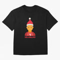 HO-NALDO - Funny Ronaldo Christmas Oversized T-Shirt Follow the Final Road of Global Football Passion for FIFA World Cup 2026, Highlighting Mbappe and Neymar, Spain and Netherlands, Sports Nostalgia, International Competition, Famous Players and