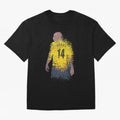 Thierry Henry Arsenal Illustration Oversized T-Shirt Capture Stadium Memories from FIFA World Cup 2026 USA Canada Mexico with CR7 and Messi, Argentina and Brazil Energy, Stadium Chants, National Pride, Trophy Dreams and Unforgettable Football