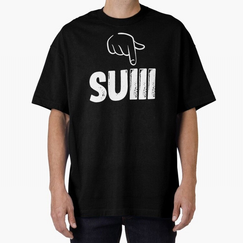 say suiiiii Oversized T-Shirt Carry the Colors and Pride of the FIFA World Cup 2026 USA Canada Mexico Journey through Cristiano Ronaldo Highlights, Spain Pride, Fan Favorite Moments, National Team Passion, Big Match Drama and Soccer History; Made