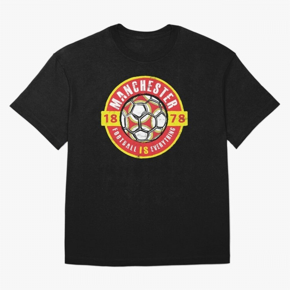 Football Is Everything - Manchester Fan Vintage Oversized T-Shirt Fuel the Hype around Match Day Hype around FIFA World Cup 2026, Cristiano Ronaldo, England and Germany, Football Festival Excitement, Trophy Ambitions, Country Rivalries and Star