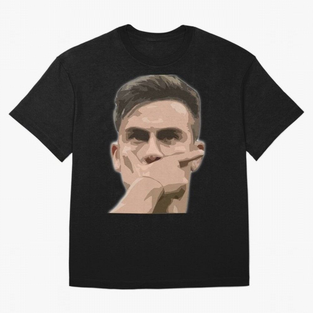 Dybala Oversized T-Shirt Embrace Global Football Passion for FIFA World Cup 2026 Group Stage, with Haaland, France and Portugal, Vintage Soccer Flavor, Modern Football Stars, National Flags and Final Night Emotion; Ideal for Football Dads, Football