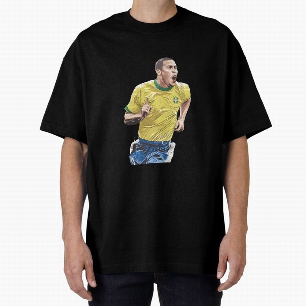 R9, El Grande Ronaldo Nazario Oversized T-Shirt Celebrate Every Goal in FIFA World Cup 2026 USA Canada Mexico Spirit, Inspired by Argentina and Brazil, Mbappe, Football History, Final Match Energy, Crowd Noise and Once in a Lifetime Moments; Great