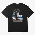 Street Soccer in my Hood Oversized T-Shirt Show Championship Spirit for the FIFA World Cup 2026 Group Stage Journey through Messi, CR7 and Mbappe Highlights, Spain and Netherlands Pride, Classic Soccer Heritage, Championship Pressure, Fan Loyalty