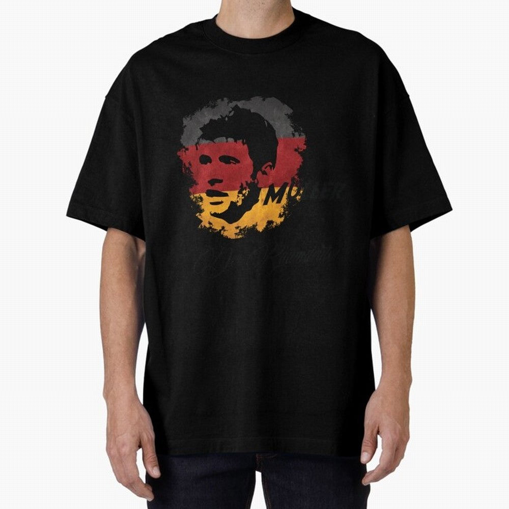 Germany Thomas Muller World Cup 2014 Oversized T-Shirt Celebrate the Road through Global Football Passion for FIFA World Cup 2026 USA Canada Mexico, Centered on Neymar, France, Worldwide Fan Energy, Dramatic Goals, Stadium Lights and Championship