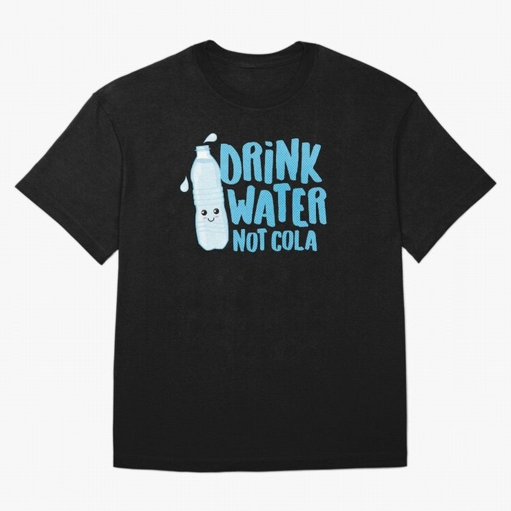 Drink Water Not Cola Kawaii Water Bottle? Oversized T-Shirt Make Memories around the FIFA World Cup 2026 USA Canada Mexico Journey through Messi and Cristiano Ronaldo Highlights, England Pride, Championship Spirit, Famous Goals, Roaring Crowds and