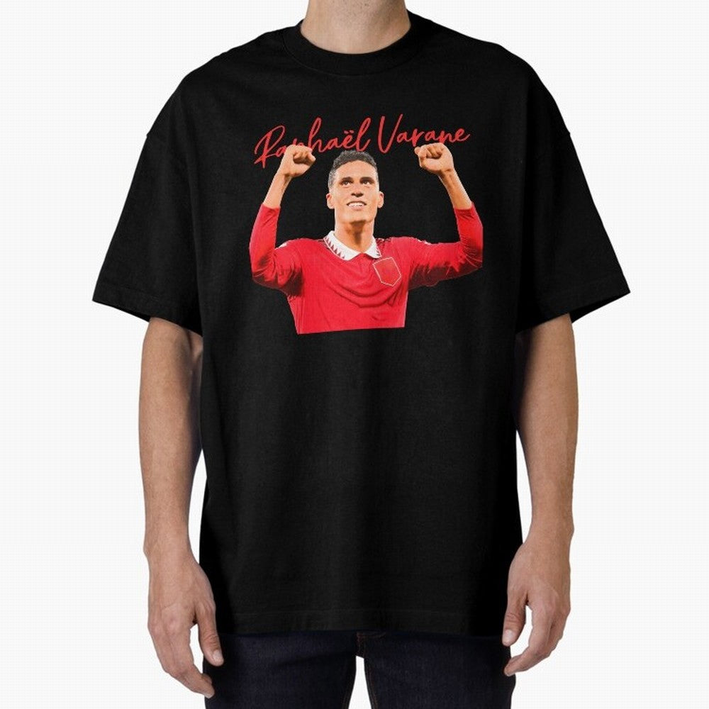 Rafael Varane Oversized T-Shirt Build FIFA World Cup 2026 USA Canada Mexico for Fans of Neymar, Haaland and Cristiano Ronaldo and Portugal, Spain and Germany, Bringing Championship Spirit, Famous Goals, Roaring Crowds and International Football