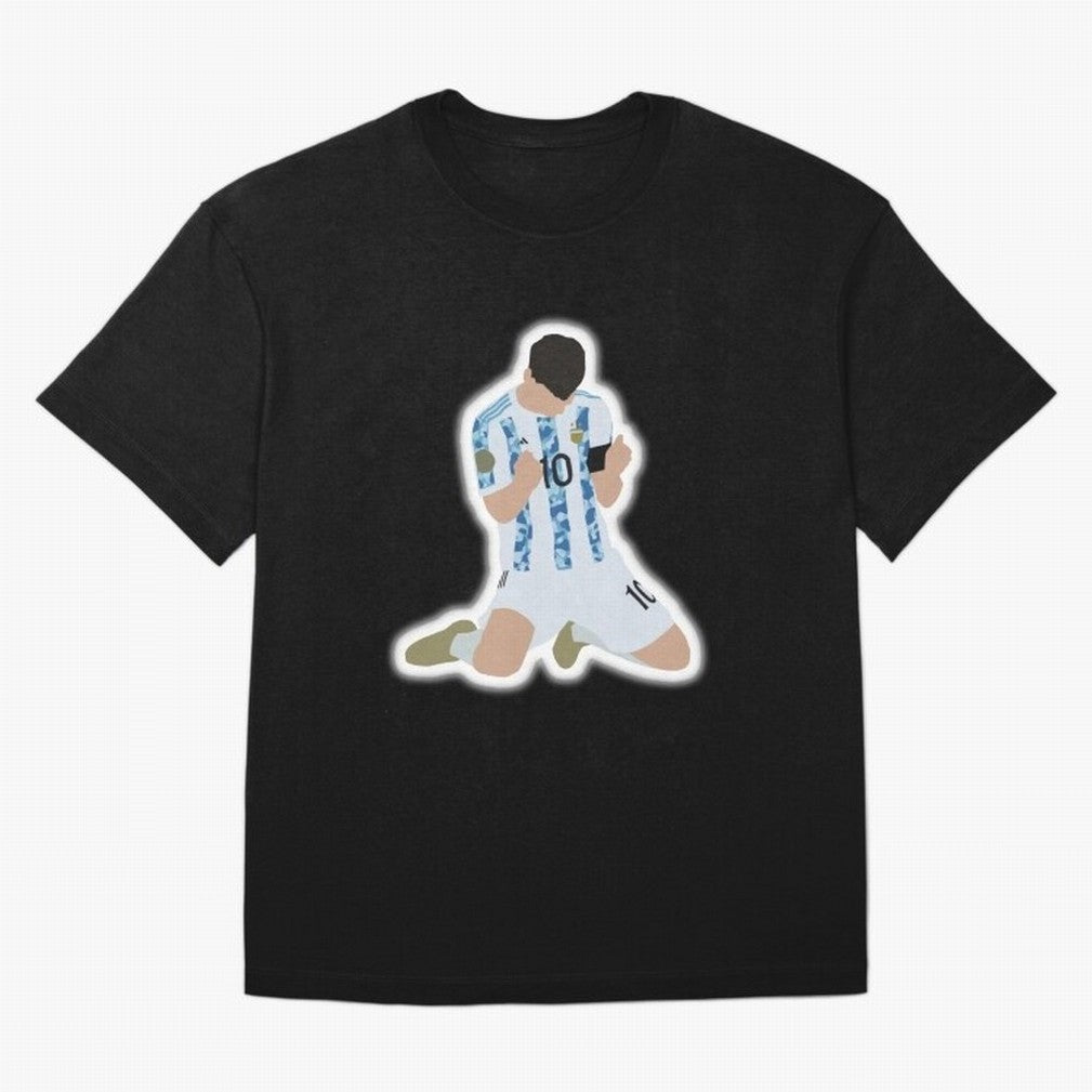 Messi Art Illustration Essential T-Shirt Feel the Heartbeat of Match Day Hype around FIFA World Cup 2026 USA Canada Mexico, Messi, CR7 and Mbappe, France, Vintage Soccer Flavor, Modern Football Stars, National Flags and Final Night Emotion; Built