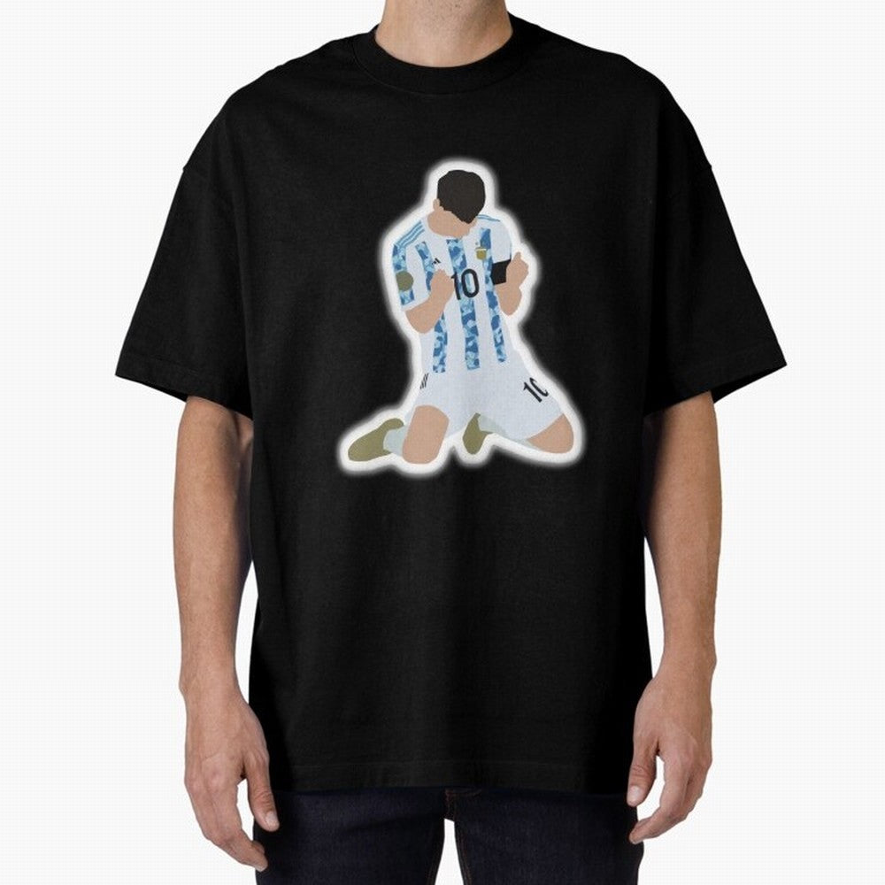 Messi Art Illustration Essential T-Shirt Feel the Heartbeat of Match Day Hype around FIFA World Cup 2026 USA Canada Mexico, Messi, CR7 and Mbappe, France, Vintage Soccer Flavor, Modern Football Stars, National Flags and Final Night Emotion; Built