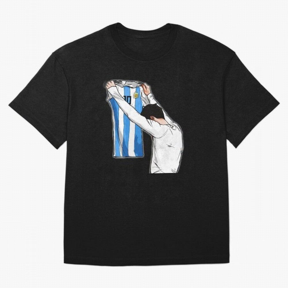 Art Messi Illustration Classic T-Shirt Turn Up for the FIFA World Cup 2026 Journey through Neymar Highlights, France Pride, Fan Favorite Moments, National Team Passion, Big Match Drama and Soccer History; Ideal for Fans Who Follow Messi, Cristiano