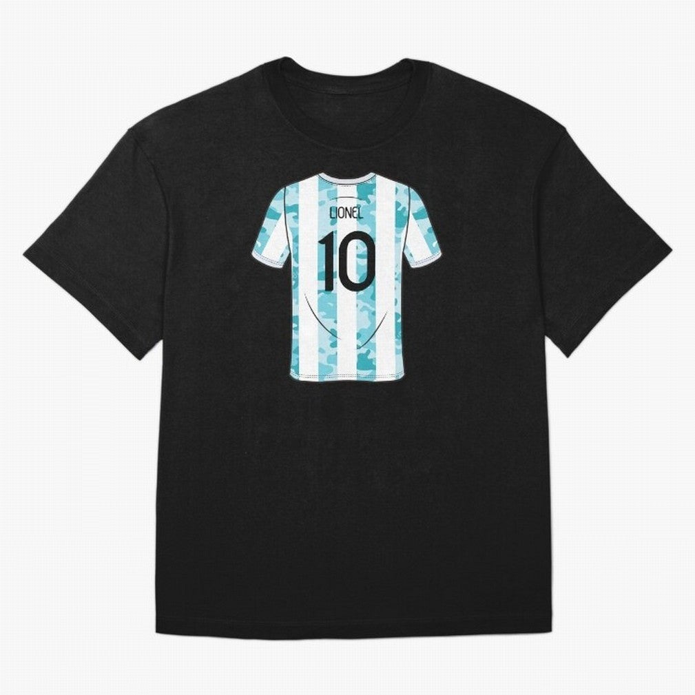 Jersey Illustration LeoMessi Classic T-Shirt Celebrate the Next Chapter of FIFA World Cup 2026 Group Stage Spirit, Connected to Netherlands, CR7 and Messi, Soccer Culture, Superstar Moments, National Team Dreams and Competitive Fire; Great for