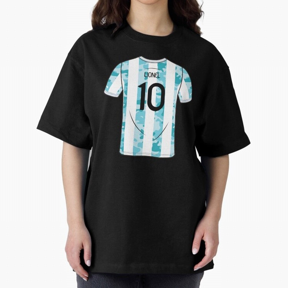 Jersey Illustration LeoMessi Classic T-Shirt Celebrate the Next Chapter of FIFA World Cup 2026 Group Stage Spirit, Connected to Netherlands, CR7 and Messi, Soccer Culture, Superstar Moments, National Team Dreams and Competitive Fire; Great for