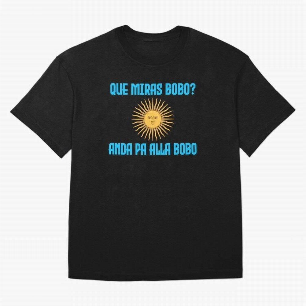 Que Miras Bobo Messi Argentina Flag Classic T-Shirt Celebrate Fan Culture around FIFA World Cup 2026 for Fans of Haaland and Mbappe and Argentina, Bringing Tournament Hype, Historic Matchups, Family Viewing Parties and Global Sports Pride; Perfect
