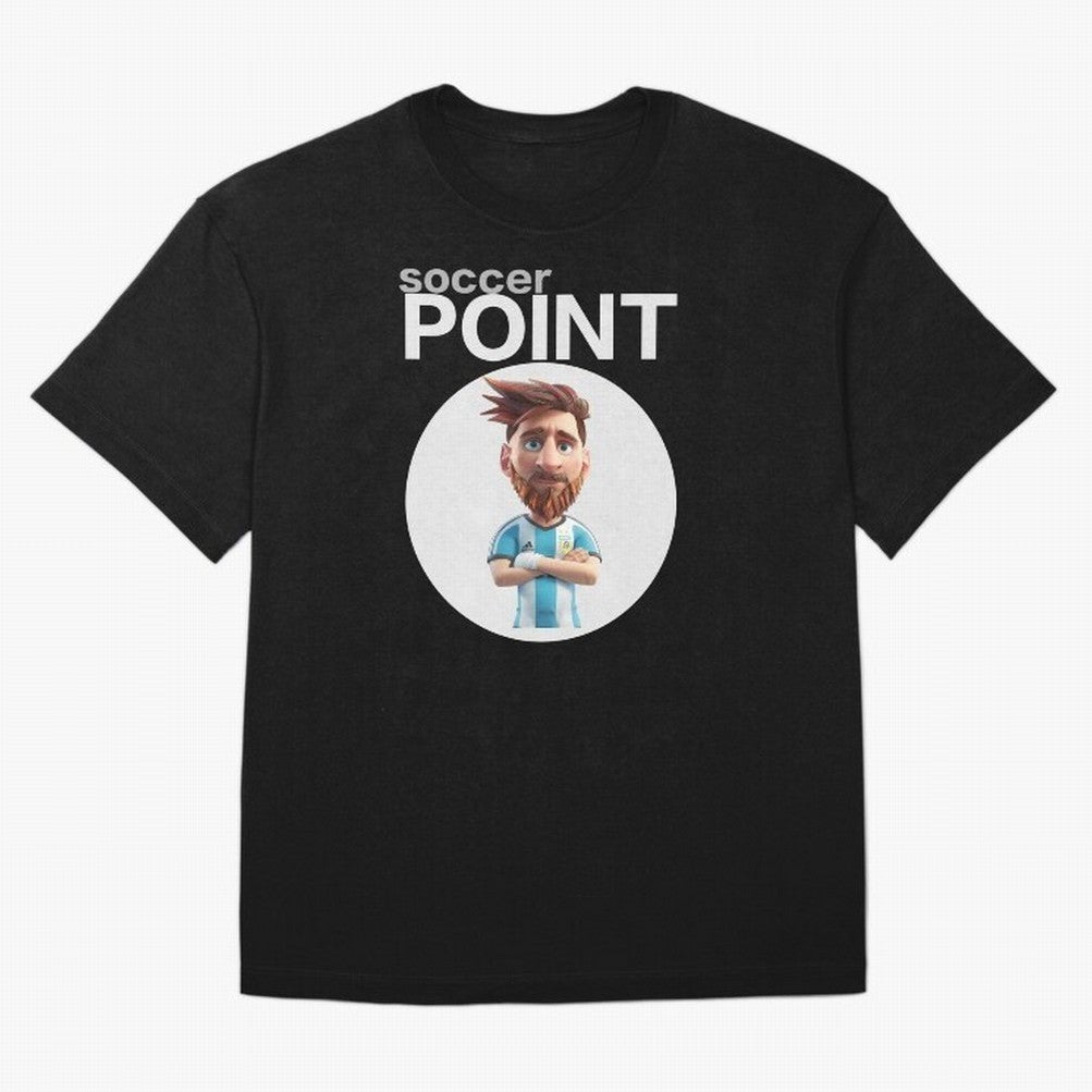 soccer POINT Oversized T-Shirt Refresh Global Football Passion for FIFA World Cup 2026 USA Canada Mexico, Made for CR7 and Messi, Spain and Netherlands, Vintage Soccer Flavor, Modern Football Stars, National Flags and Final Night Emotion; Created