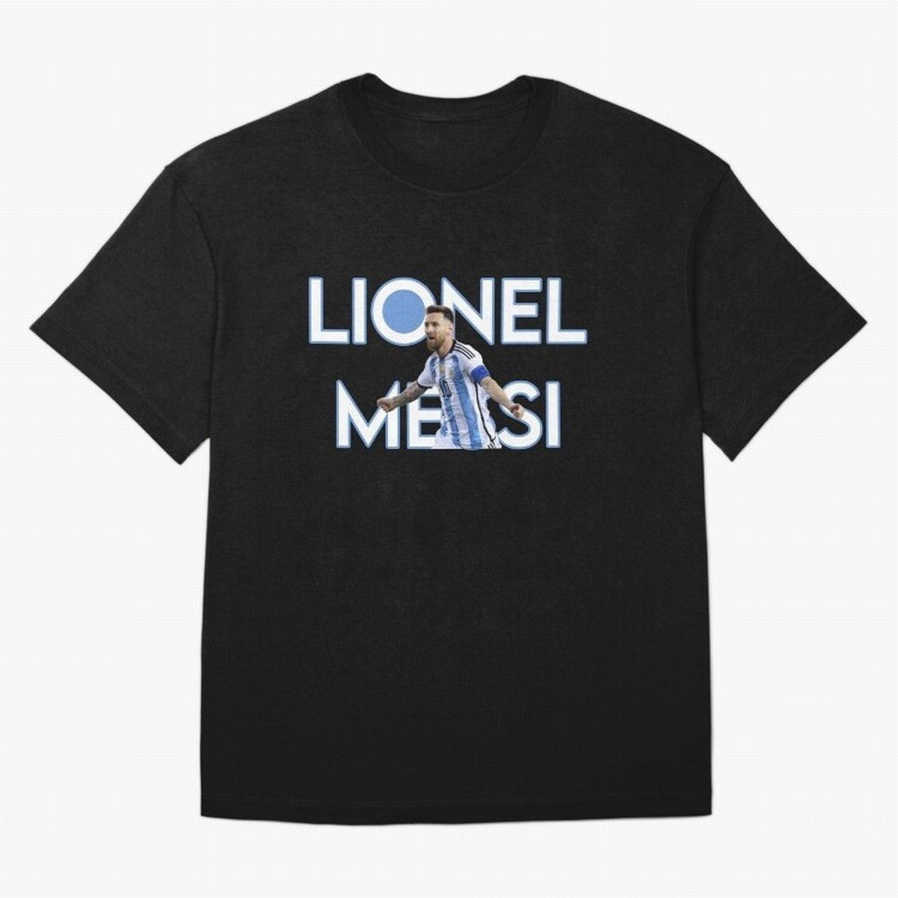 Lionel Messi Oversized T-Shirt Back the Journey through Match Day Hype around FIFA World Cup 2026, Mbappe and Neymar, Spain, Retro Football Energy, Iconic Rivalries, Trophy Chase Drama and Stadium Atmosphere; Made for Die Hard Supporters, Soccer