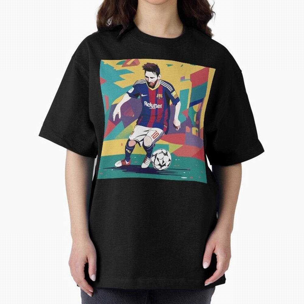 Lionel Messi Barcelona Football Classic T-Shirt Honor the Football Icons of the FIFA World Cup 2026 USA Canada Mexico Journey through Messi, Neymar and Mbappe Highlights, England Pride, Worldwide Fan Energy, Dramatic Goals, Stadium Lights and