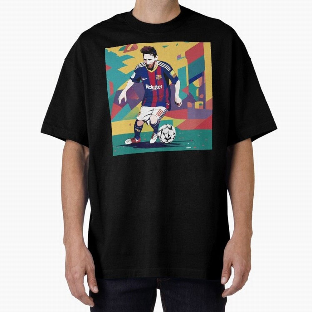 Lionel Messi Barcelona Football Classic T-Shirt Honor the Football Icons of the FIFA World Cup 2026 USA Canada Mexico Journey through Messi, Neymar and Mbappe Highlights, England Pride, Worldwide Fan Energy, Dramatic Goals, Stadium Lights and