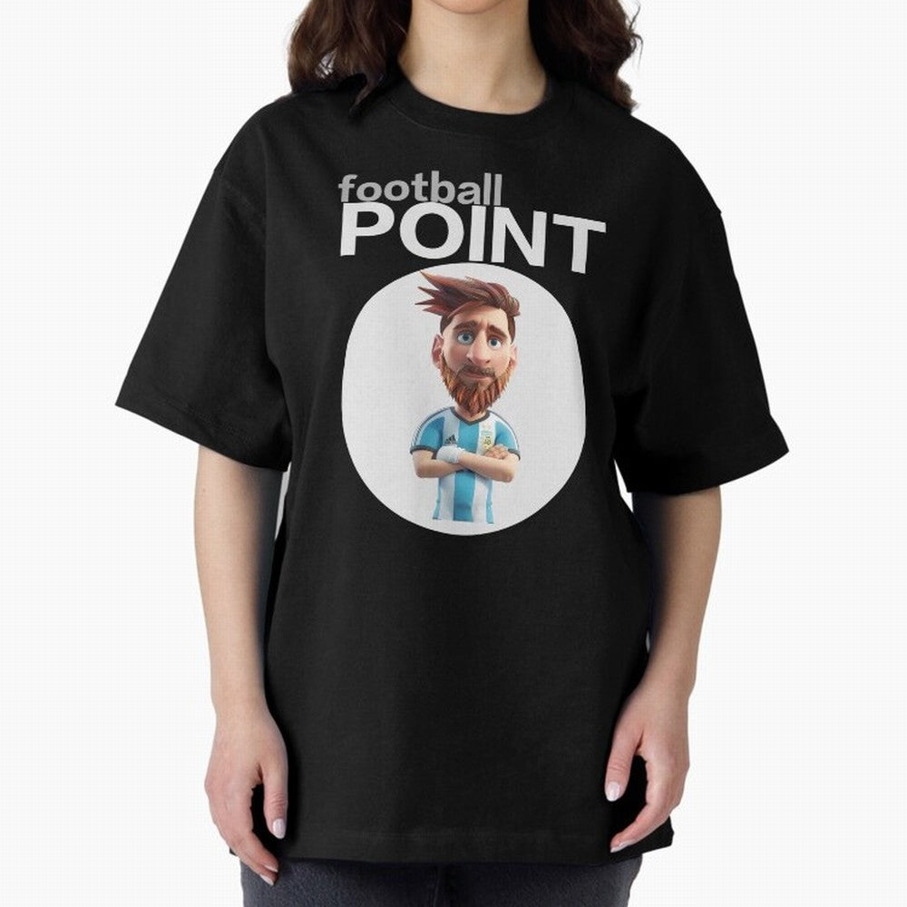 football POINT Oversized T-Shirt Step into FIFA World Cup 2026 Group Stage for Fans of Haaland and Mbappe and Portugal, Bringing Classic Soccer Heritage, Championship Pressure, Fan Loyalty and International Pride; Made for Die Hard Supporters,