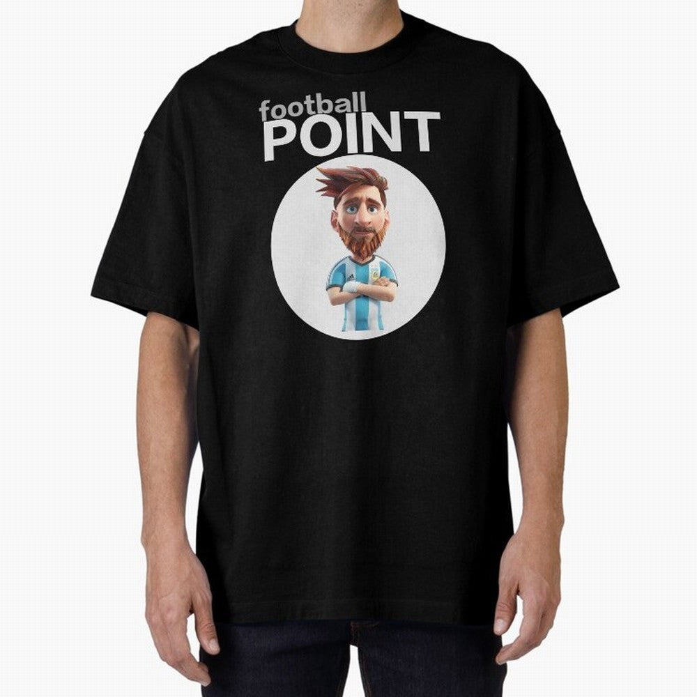 football POINT Oversized T-Shirt Step into FIFA World Cup 2026 Group Stage for Fans of Haaland and Mbappe and Portugal, Bringing Classic Soccer Heritage, Championship Pressure, Fan Loyalty and International Pride; Made for Die Hard Supporters,