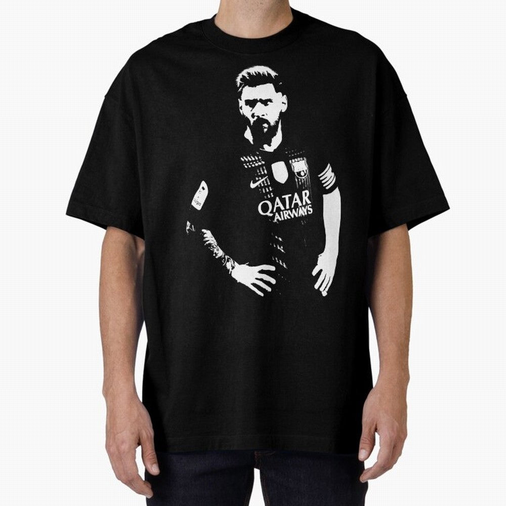 Black and white football player Classic T-Shirt Celebrate Supporters United by FIFA World Cup 2026 Made for Messi, England, France and Netherlands Energy, Vintage Soccer Flavor, Modern Football Stars, National Flags and Final Night Emotion; Perfect