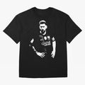 Black and white football player Classic T-Shirt Celebrate Supporters United by FIFA World Cup 2026 Made for Messi, England, France and Netherlands Energy, Vintage Soccer Flavor, Modern Football Stars, National Flags and Final Night Emotion; Perfect