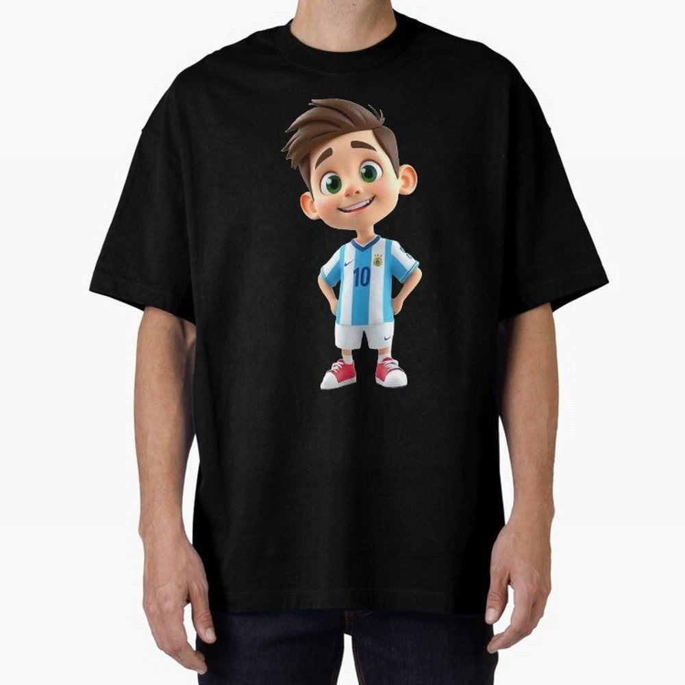 Lionel Messi Cartoon Classic T-Shirt Bring Retro Soccer Energy to FIFA World Cup 2026 USA Canada Mexico Spirit, Built around Argentina and Brazil, Neymar, Football Festival Excitement, Trophy Ambitions, Country Rivalries and Star Player Buzz;