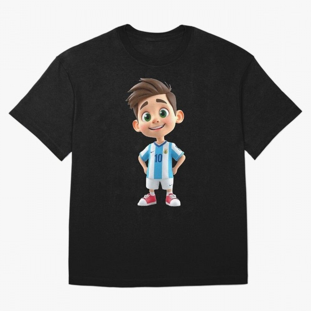 Lionel Messi Cartoon Classic T-Shirt Bring Retro Soccer Energy to FIFA World Cup 2026 USA Canada Mexico Spirit, Built around Argentina and Brazil, Neymar, Football Festival Excitement, Trophy Ambitions, Country Rivalries and Star Player Buzz;