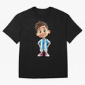 Lionel Messi Cartoon Classic T-Shirt Bring Retro Soccer Energy to FIFA World Cup 2026 USA Canada Mexico Spirit, Built around Argentina and Brazil, Neymar, Football Festival Excitement, Trophy Ambitions, Country Rivalries and Star Player Buzz;