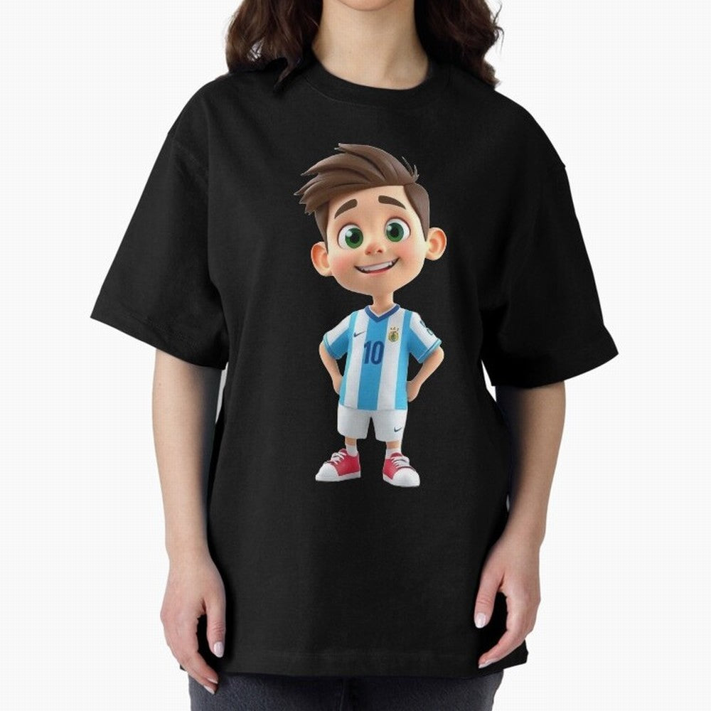Lionel Messi Cartoon Classic T-Shirt Bring Retro Soccer Energy to FIFA World Cup 2026 USA Canada Mexico Spirit, Built around Argentina and Brazil, Neymar, Football Festival Excitement, Trophy Ambitions, Country Rivalries and Star Player Buzz;
