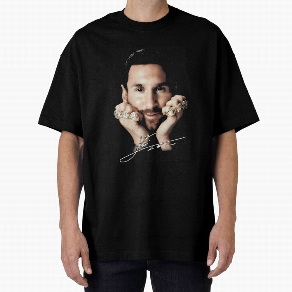 Lionel Messi Big Face Essential T-Shirt Celebrate the Biggest Stage of FIFA World Cup 2026 USA Canada Mexico for Fans of Neymar and Netherlands, Bringing Championship Spirit, Famous Goals, Roaring Crowds and International Football Unity; Made for